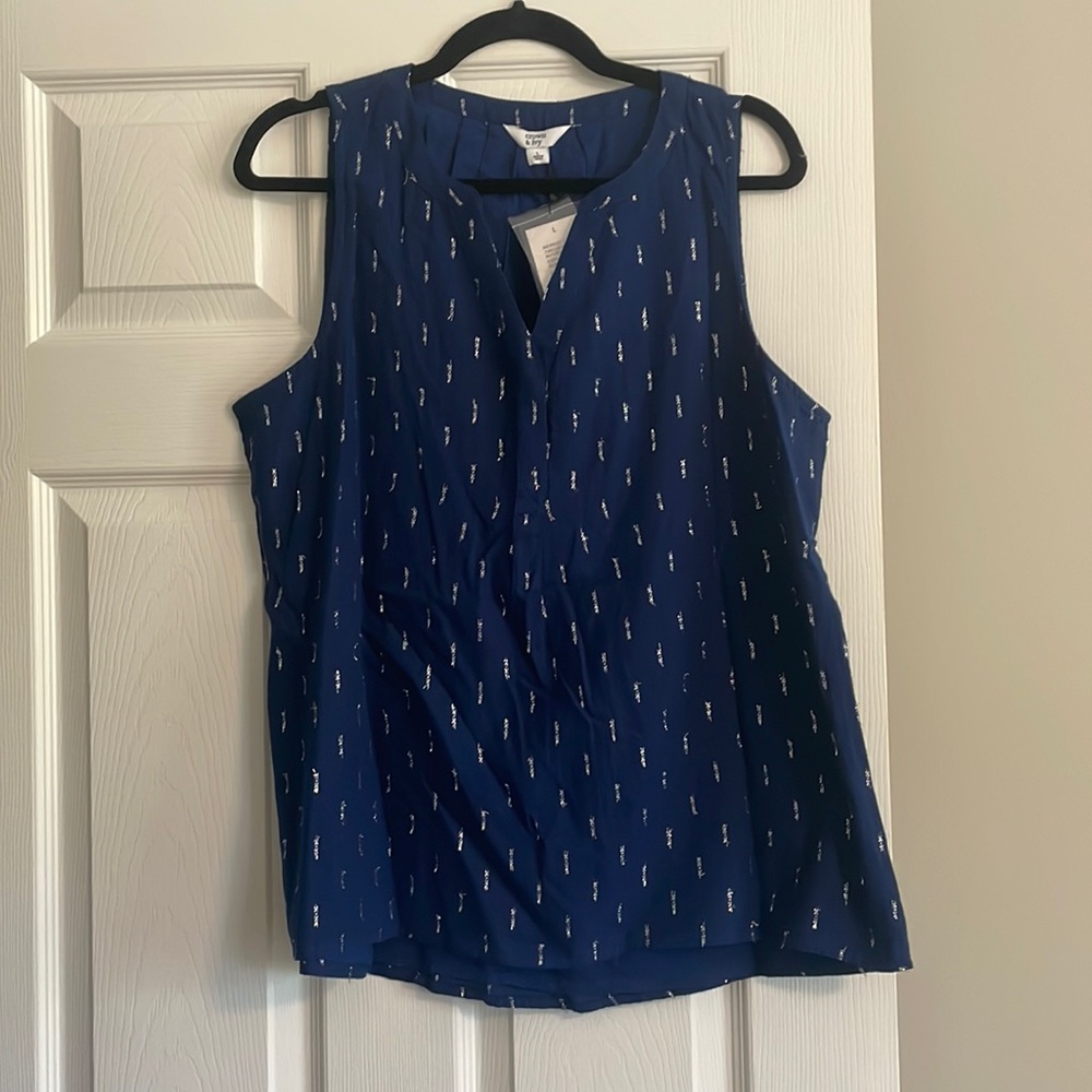 Women’s Navy Blouse